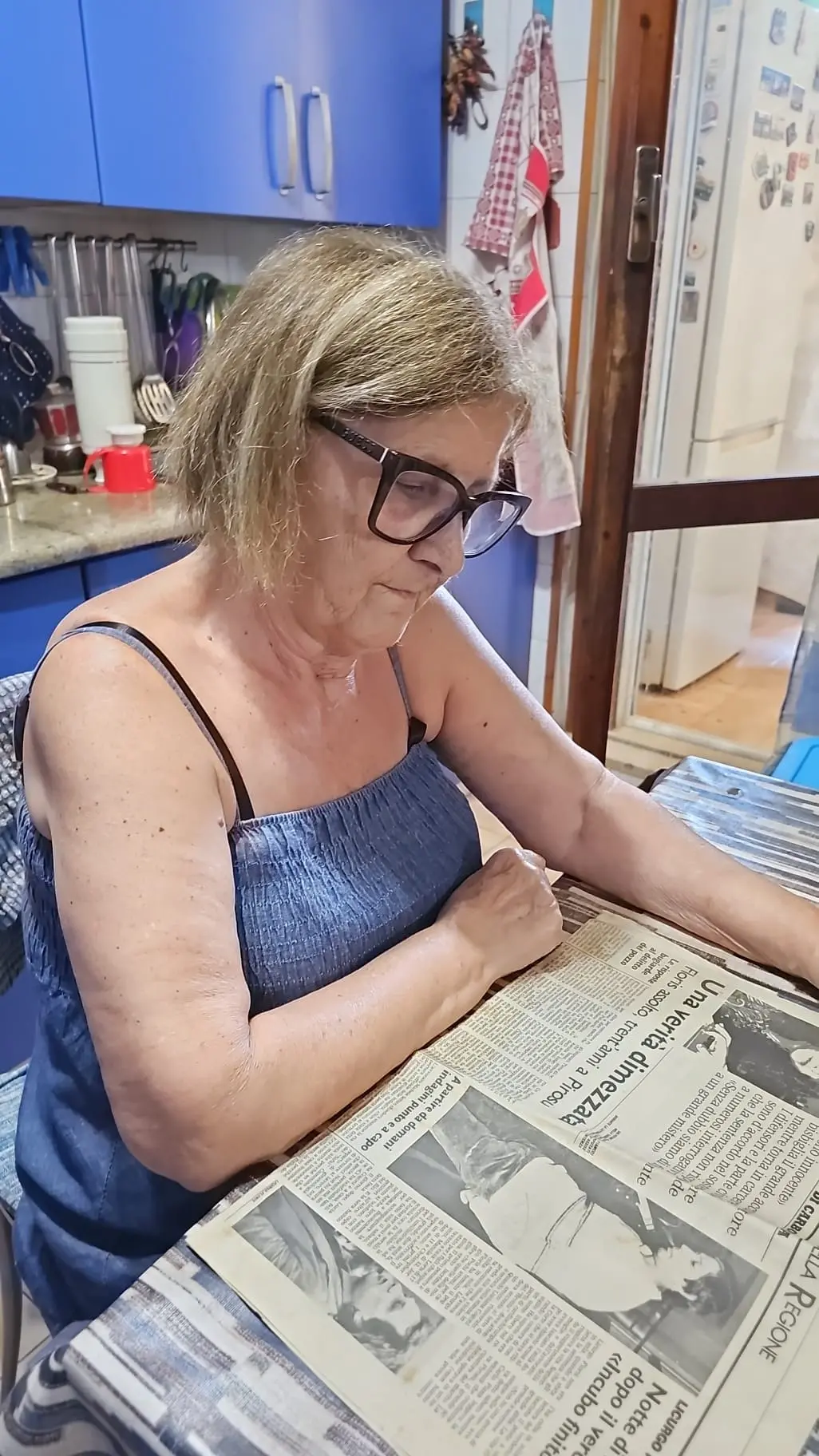 Luciana Cogoni, 73 anni, moglie di Licurgo Floris