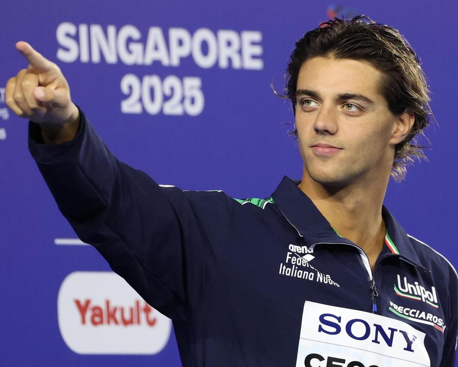 Mondiali, lampo di Ceccon sui 100 farfalla