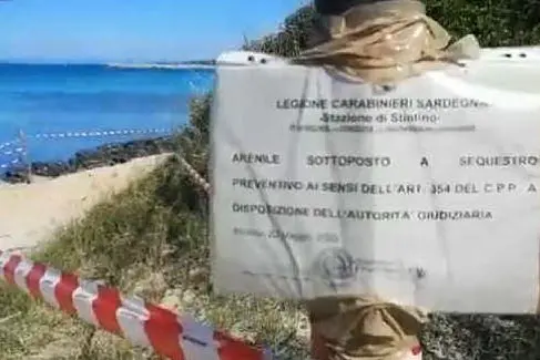 Il tratto sotto sequestro (L'Unione Sarda - Pala)
