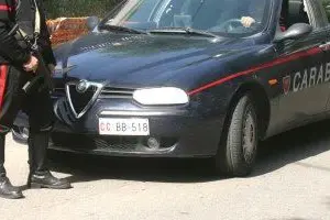 Un'auto dei carabinieri