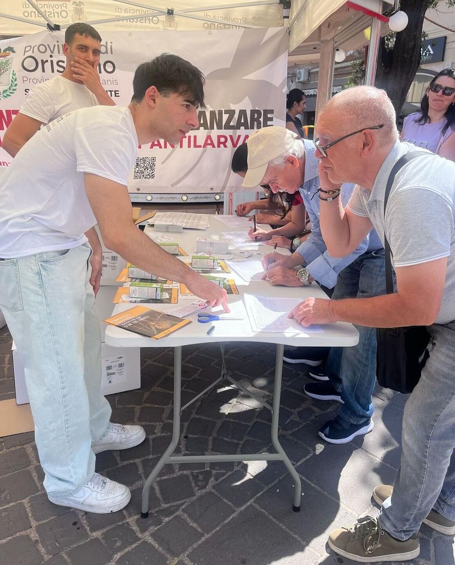 West Nile, in fila per i kit anti zanzare