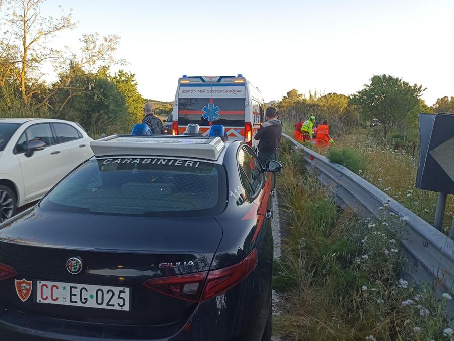 Villasimius: al Brotzu in gravi condizioni il motociclista finito contro il guardrail sulla sp19