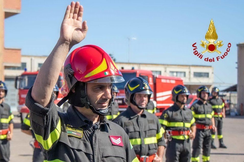 Cagliari, il giuramento degli Allievi dei vigili del fuoco