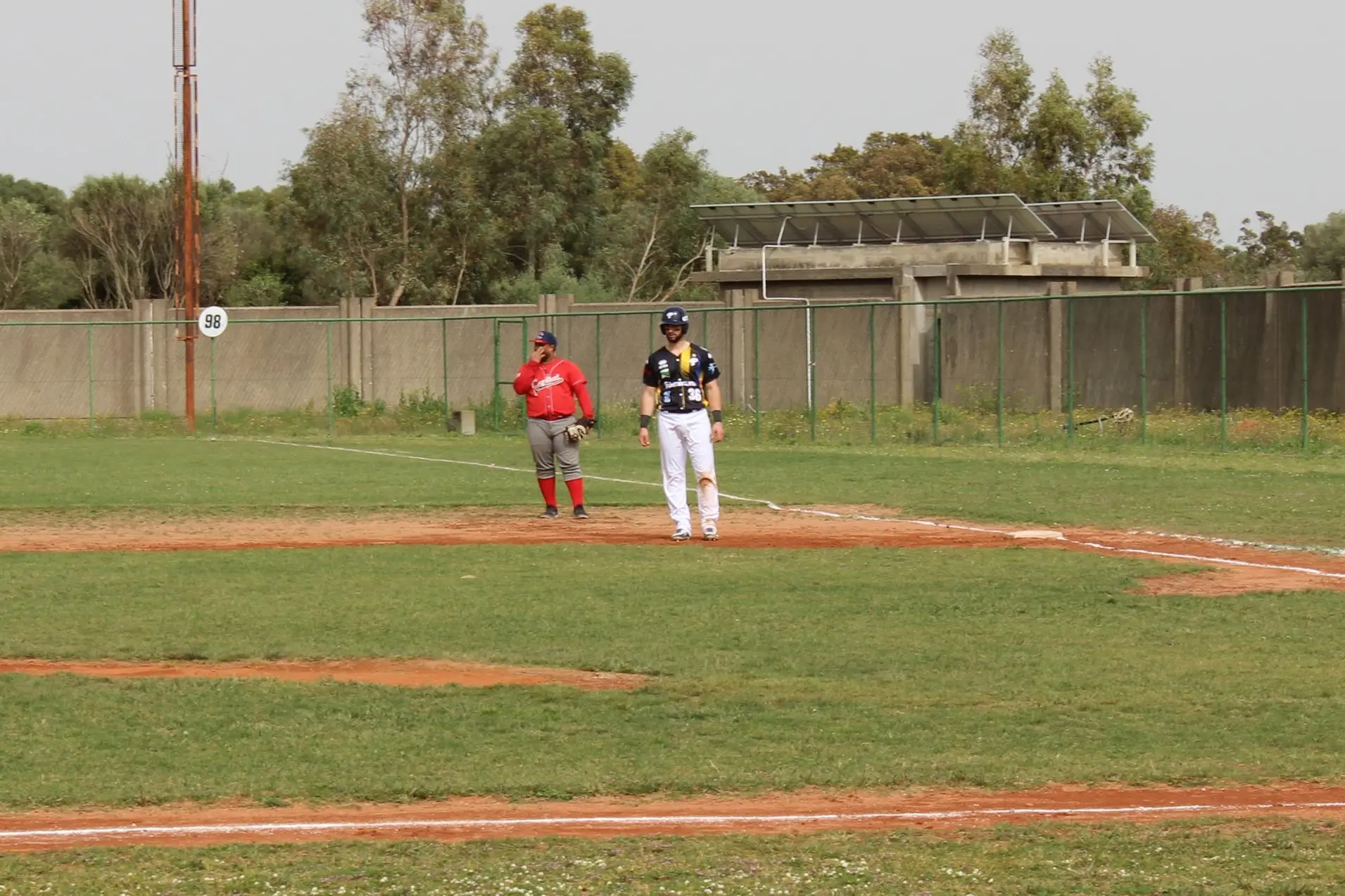 Cagliari Baseball e Parma in campo a Iglesias (foto Vanna Chessa)