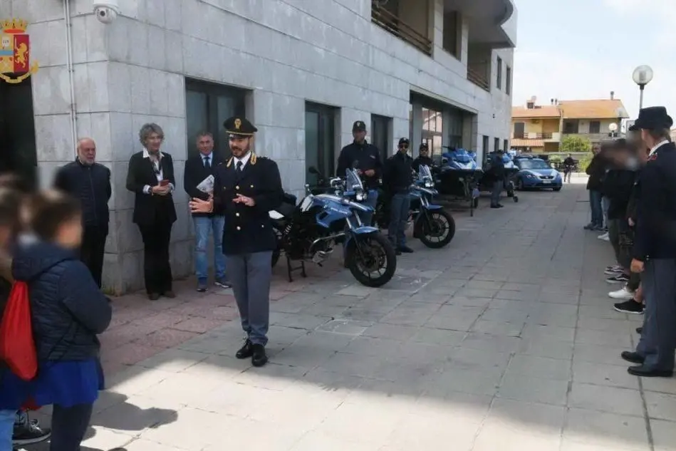 La premiazione (foto questura)