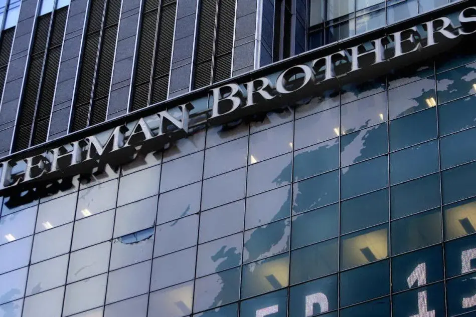 #AccaddeOggi: 15 settembre 2008, il fallimento della Lehman Brothers (foto Ansa)