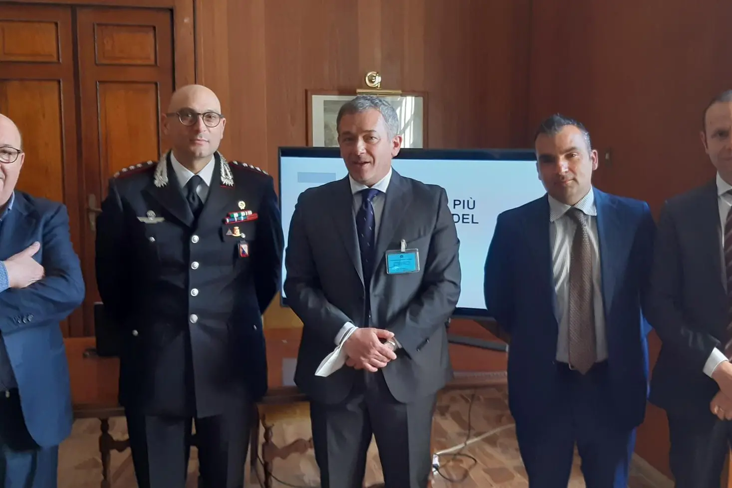A Cagliari l'accordo fra Enel e Carabinieri contro le truffe nel settore energetico (foto ufficio stampa)