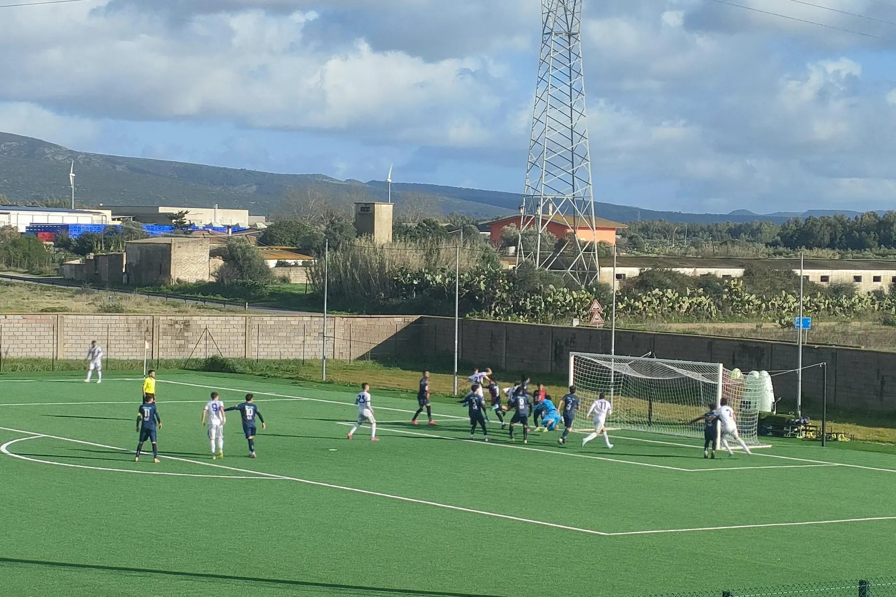 Nella foto, un impegno del Terralba F. Bellu (foto di Giacomo Pala)