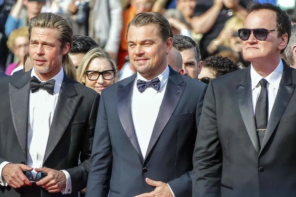 Cannes: DiCaprio e Brad Pitt, fascino in smoking