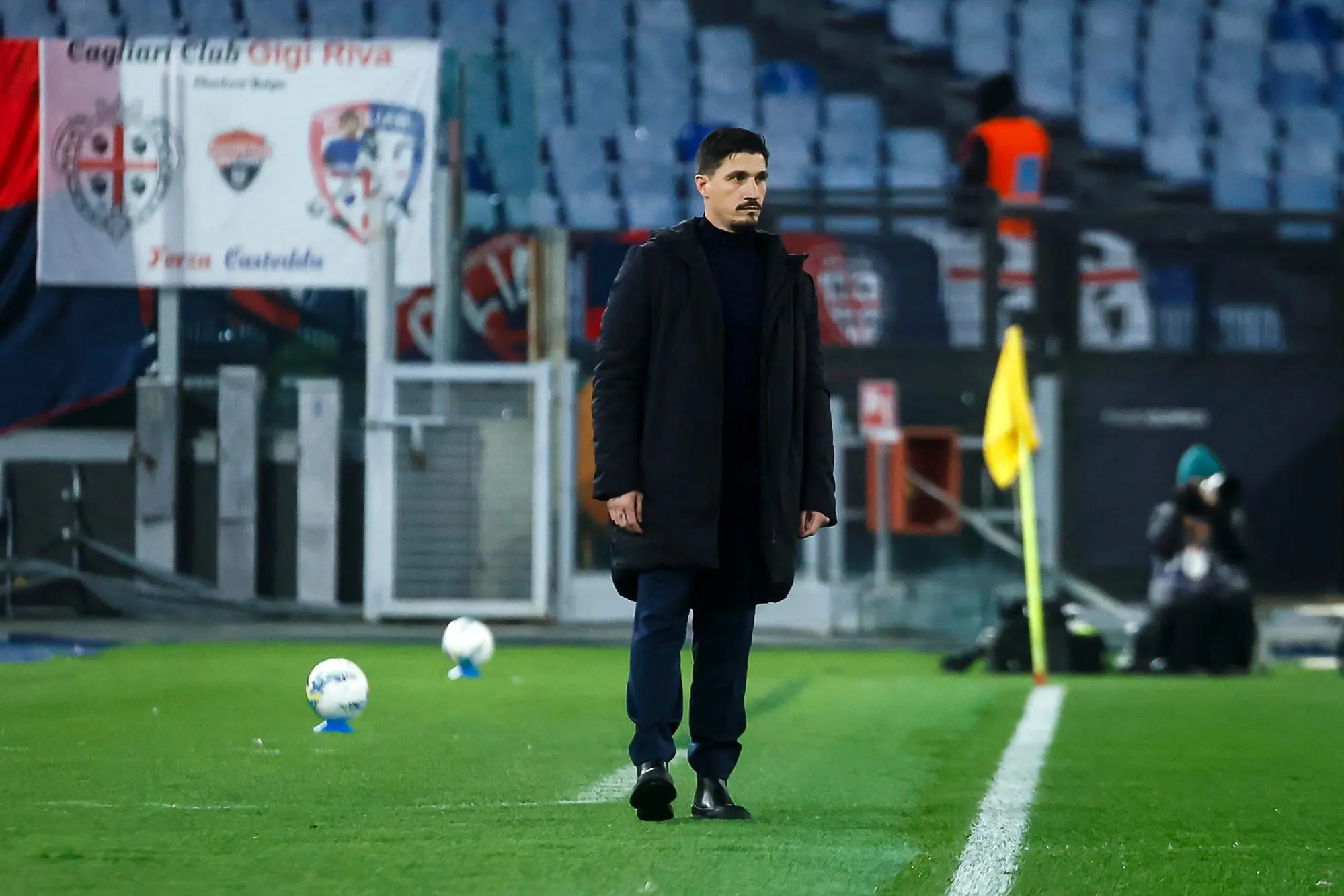 Fabio Pisacane in Roma-Cagliari (foto Ansa)