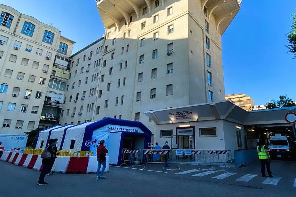 L'ospedale Santissima Annunziata di Sassari (Archivio L'Unione Sarda)