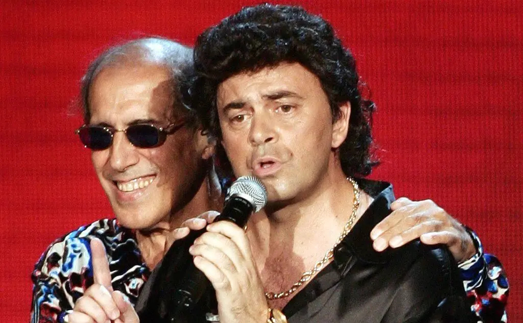 Con Adriano Celentano