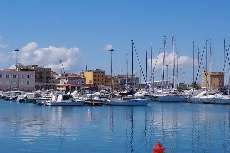 Il porto turistico (L'Unione Sarda - Pala)