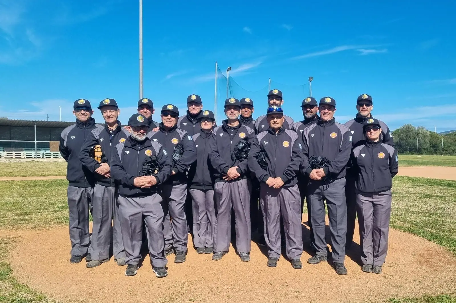 Gli arbitri sardi di baseball e softball (foto concessa)