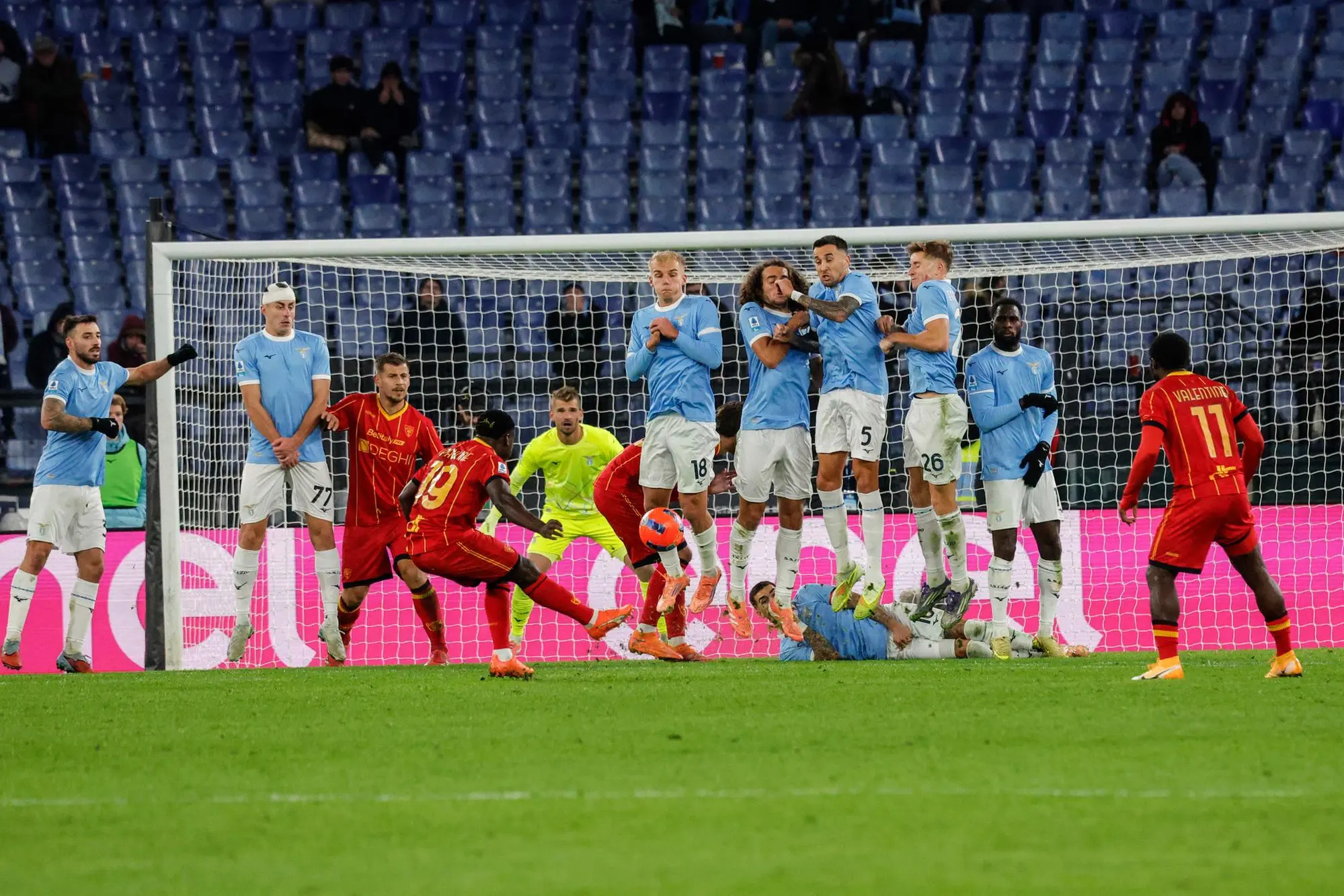 Serie A: Lazio - Lecce (ANSA/GIUSEPPE LAMI)