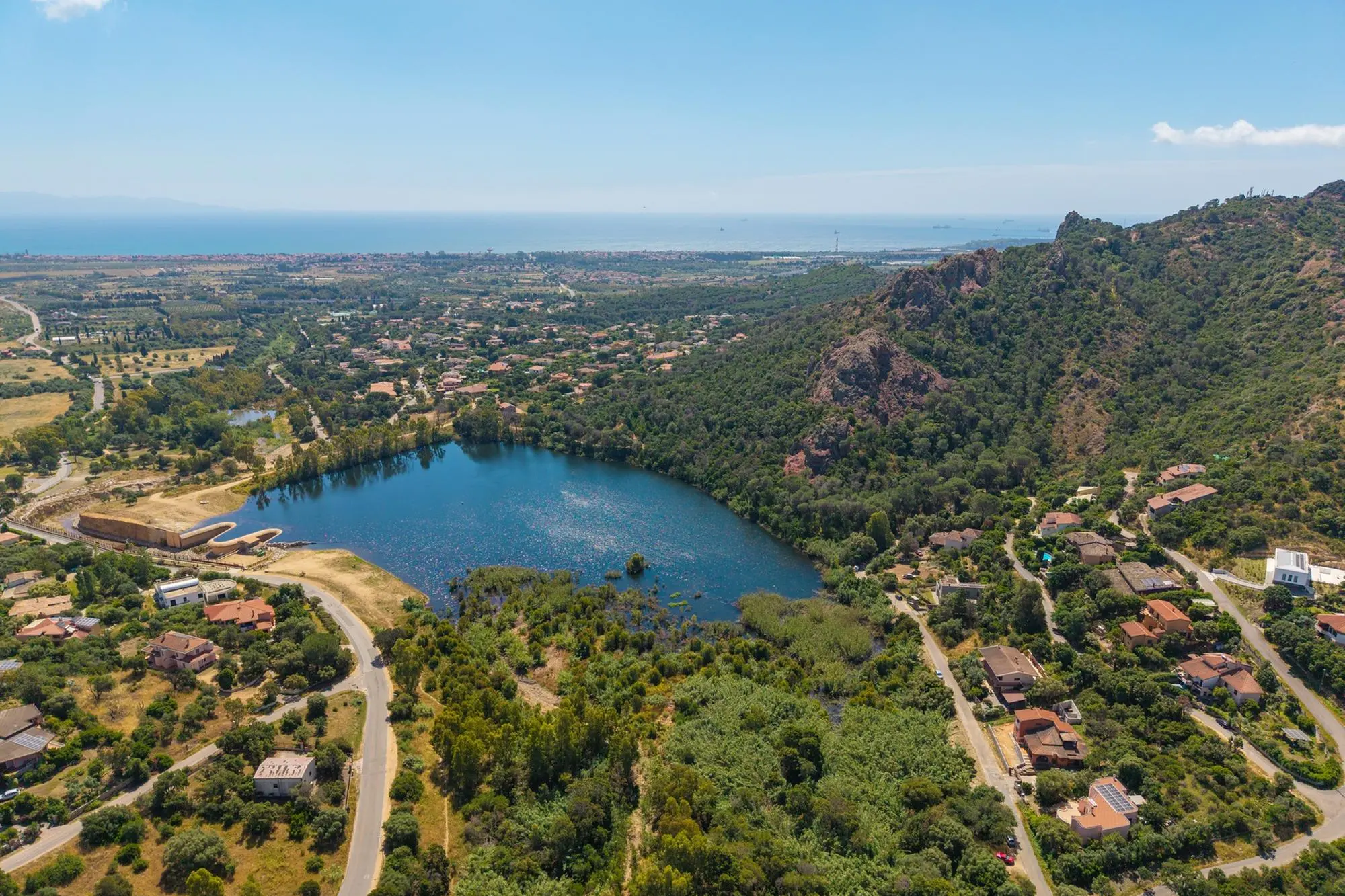 Il lago di Poggio dei Pini