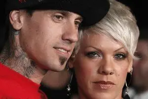 Pink e il marito Carey Hart (foto: AP)