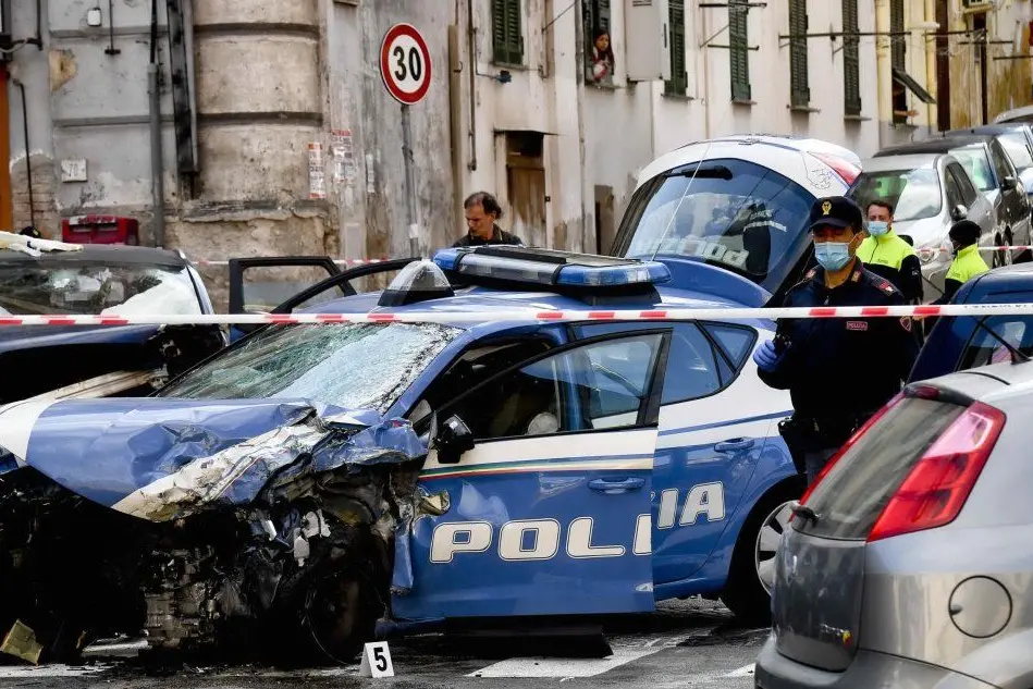 Il luogo dell'incidente (Ansa - Fusco)