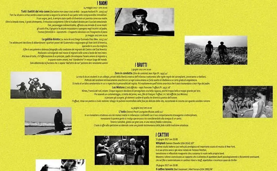 La locandina della manifestazione