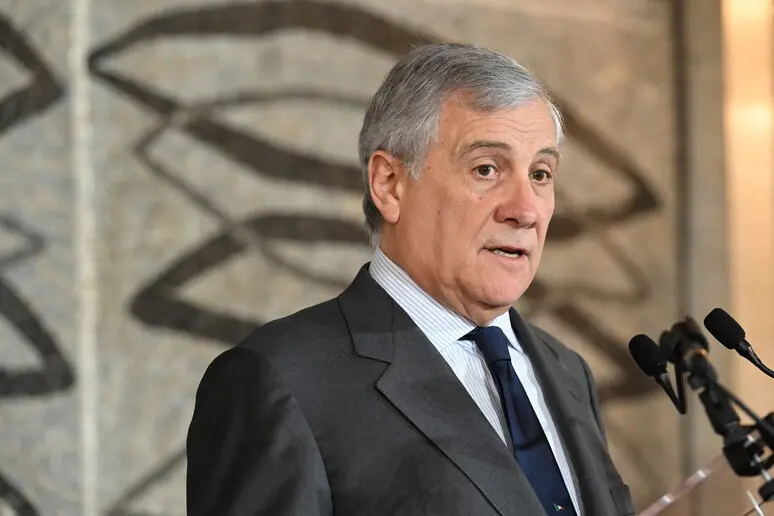 Il ministro degli Esteri Antonio Tajani (foto Ansa)