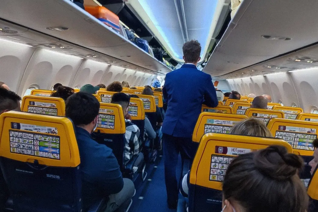 Un volo Ryanair (foto Tellini)
