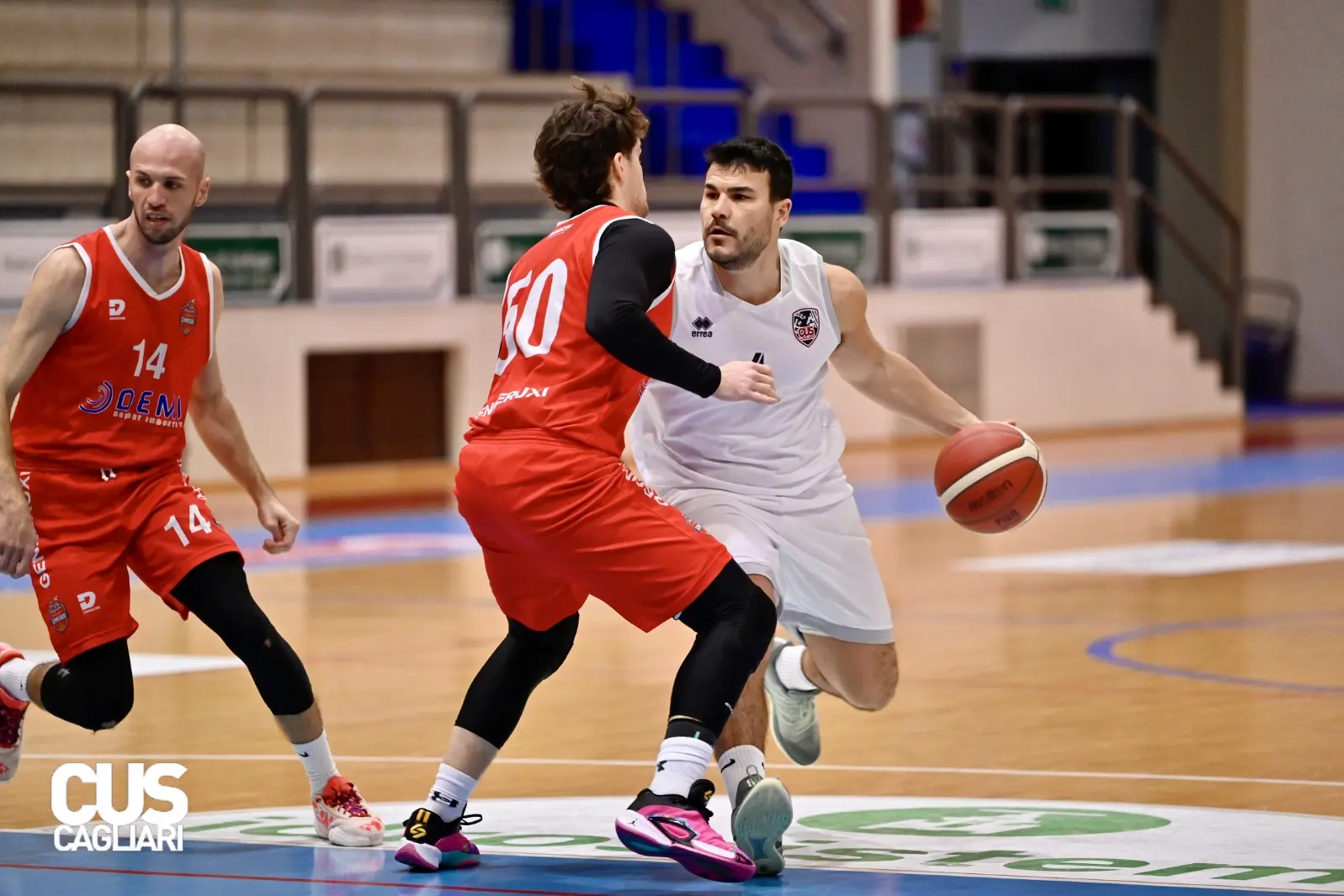 Mauro Graviano, punto di forza del CUS Cagliari, autore di 28 punti nella sfida contro l'Assemini (foto Chiaramida-Boero per CUS Cagliari)