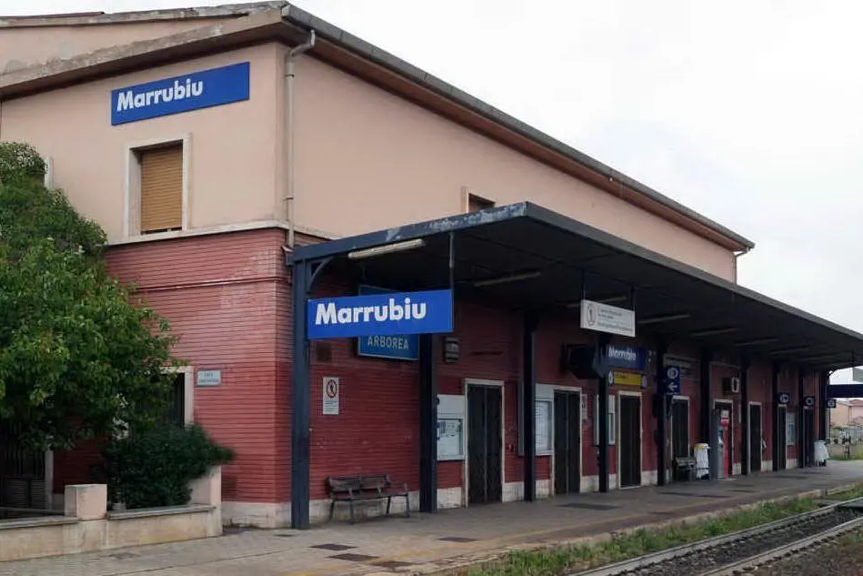 La stazione ferroviaria di Marrubiu