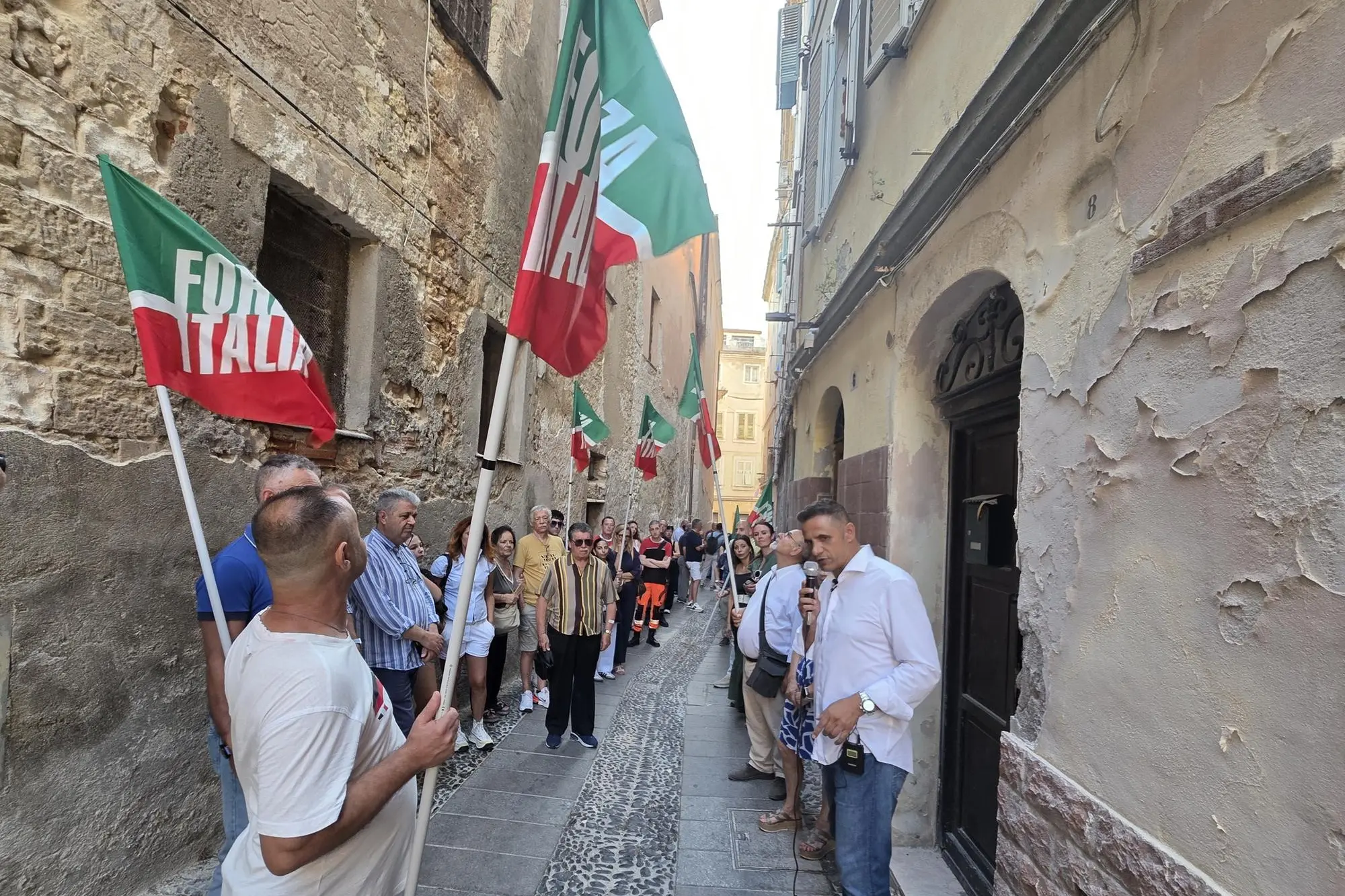 Forza Italia in centro storico