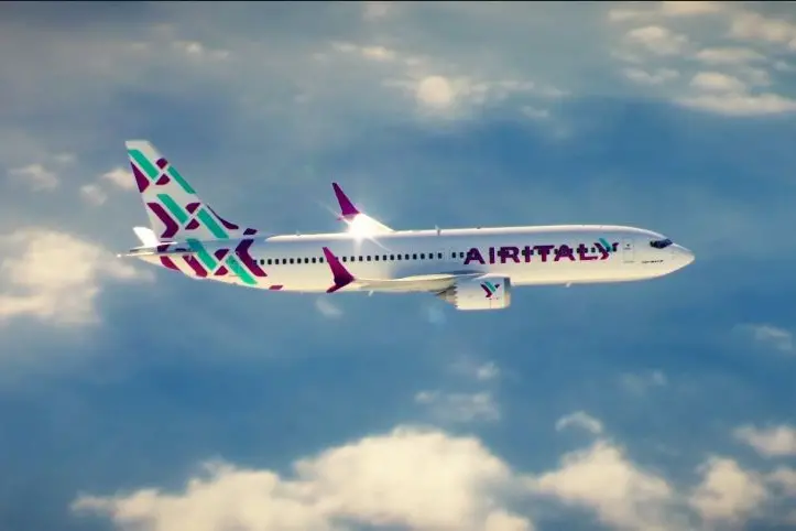 Un volo Air Italy (archivio L'Unione Sarda)