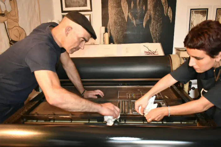 L'artista turritano Giovanni Dettori è un suo allievo (foto concessa)