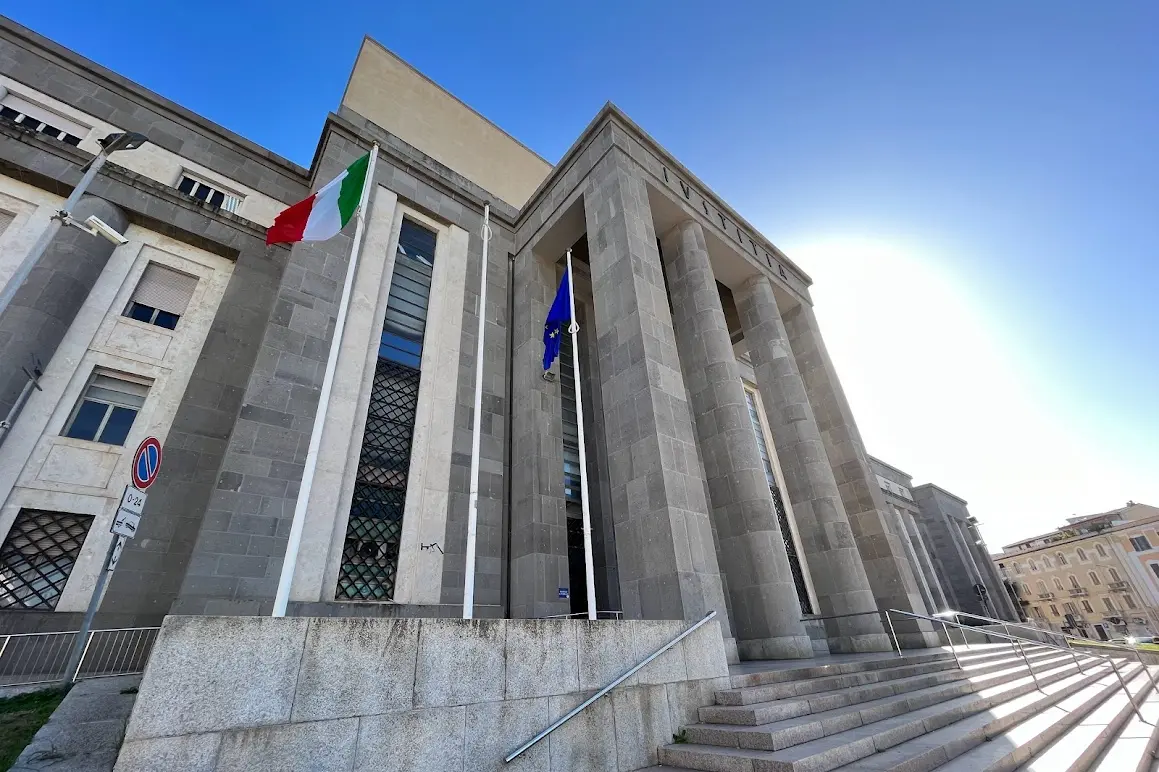 Il palazzo di Giustizia di Cagliari