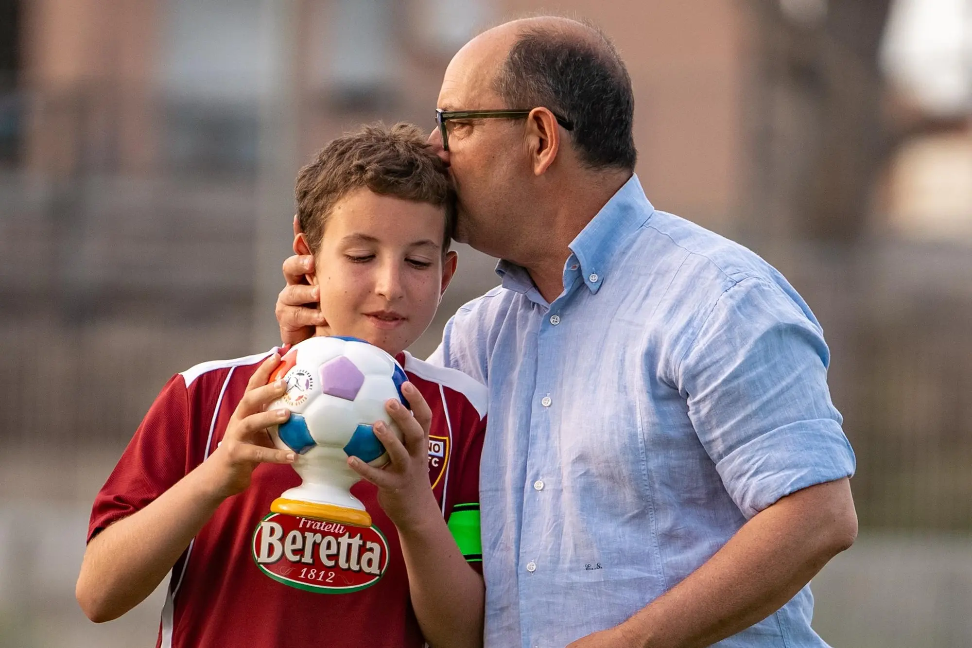 Il patron del torneo Enea Selis col capitano dell’UGI 100% Torino