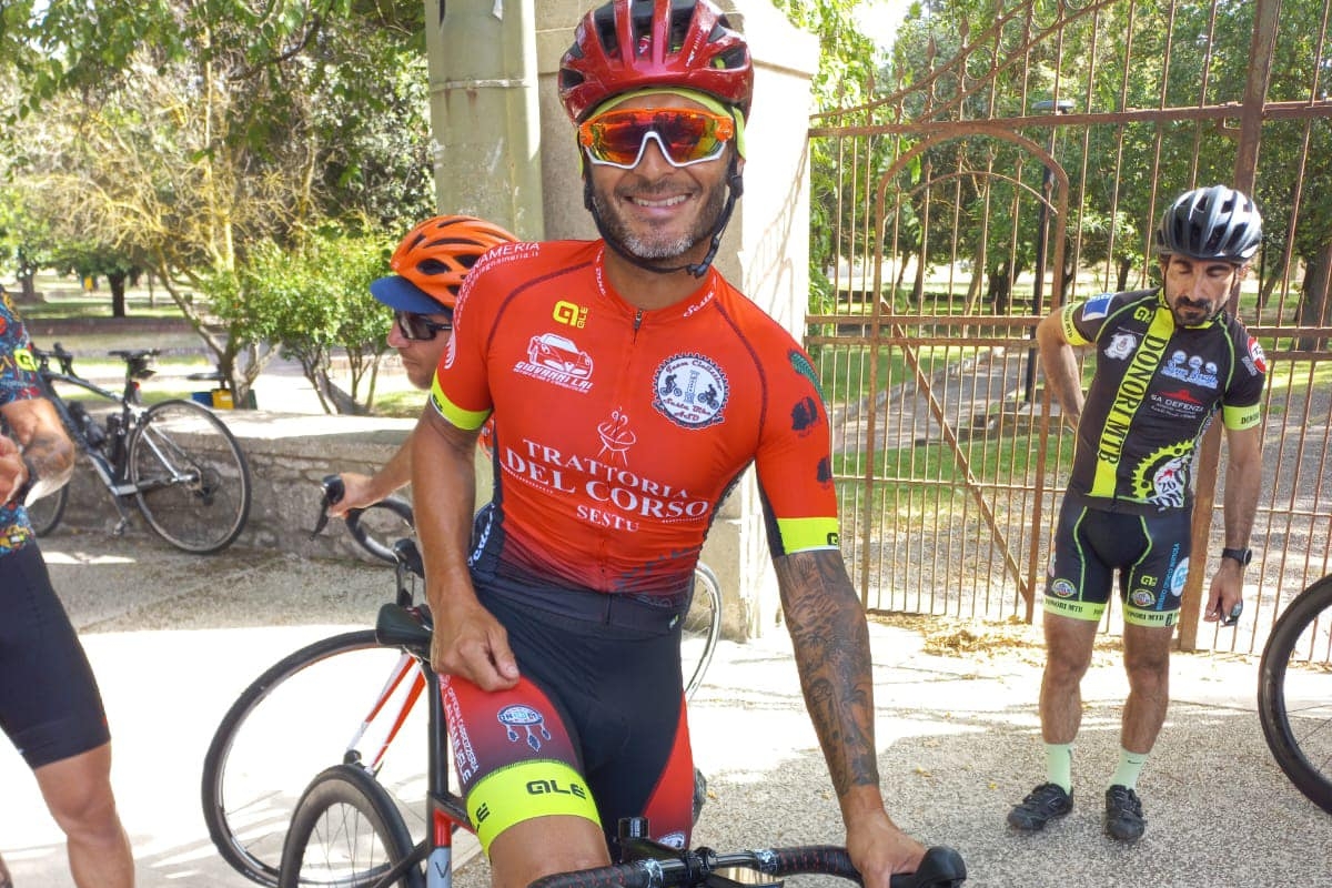 Angelo Olla, 43 anni, corridore della Sestu Bike (foto concessa da Angelo Olla).
