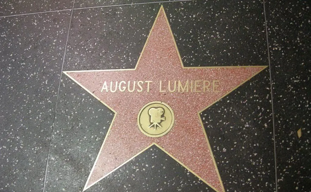 La stelle di Auguste Lumière alla Walk of fame