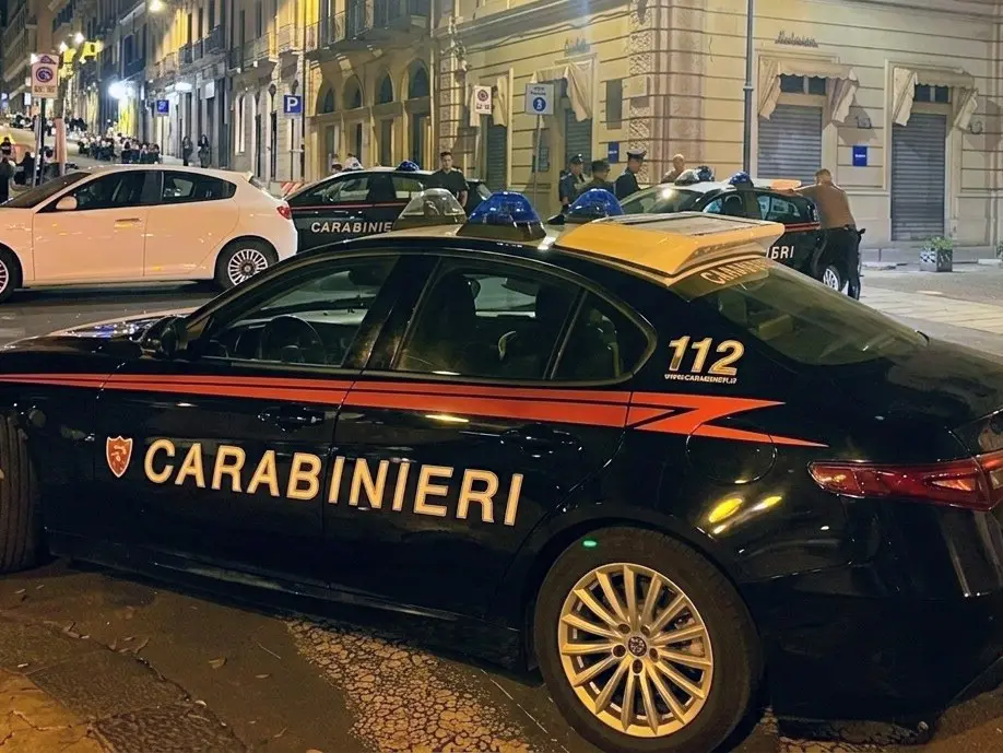 Intervento dei carabinieri