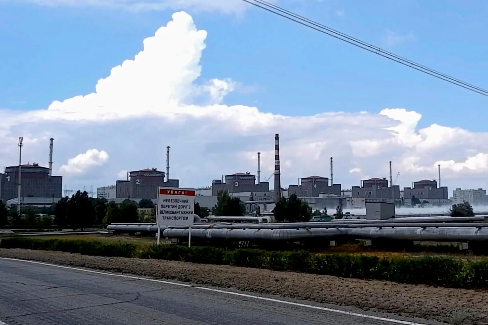 La centrale di Zaporizhzhia (Ansa)