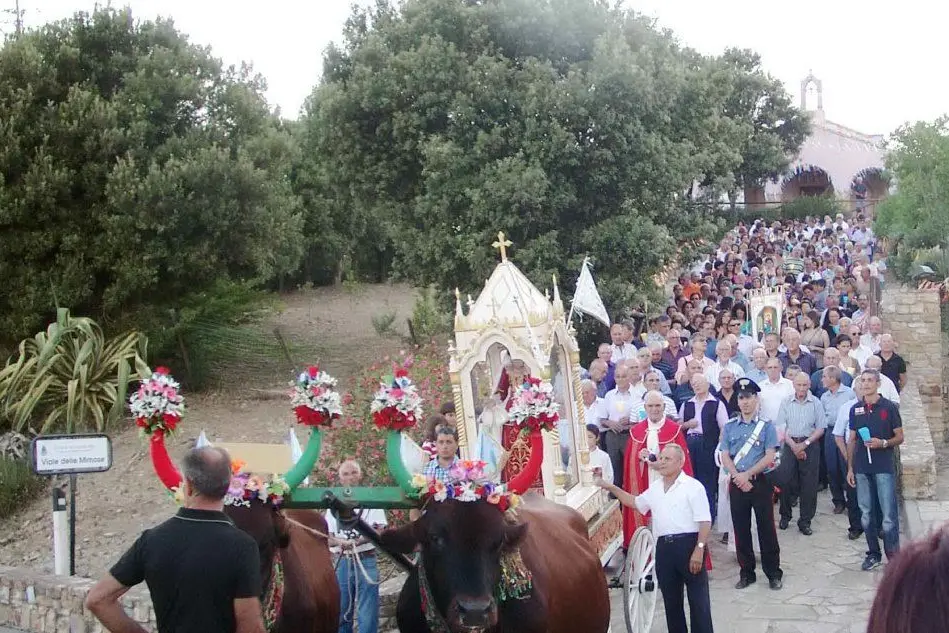 La processione di Santa Marina a Villanovaforru