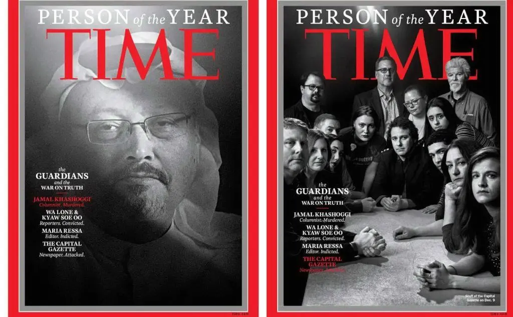 Khashoggi e gli altri giornalisti in prima linea &quot;Persone dell'anno&quot; per il Time (Ansa)