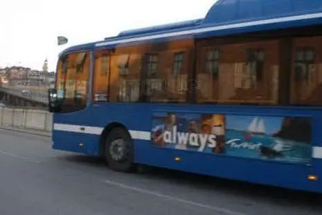 Un bus in Svezia