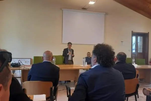 Un momento del convegno a Burgos (foto concessa)