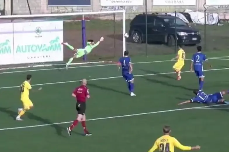 COS: il gol di Nurchi nella gara col Cassino