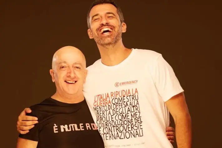 Jacopo Cullin (a destra) con Gabriele Cossu (foto concessa)