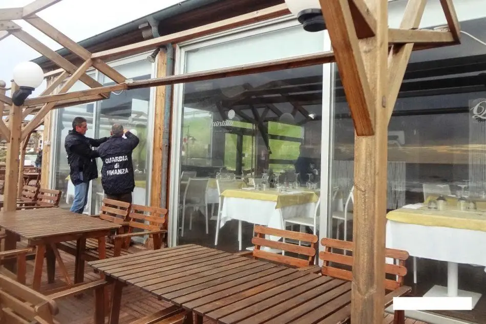 La Guardia di finanza al ristorante Quintilio