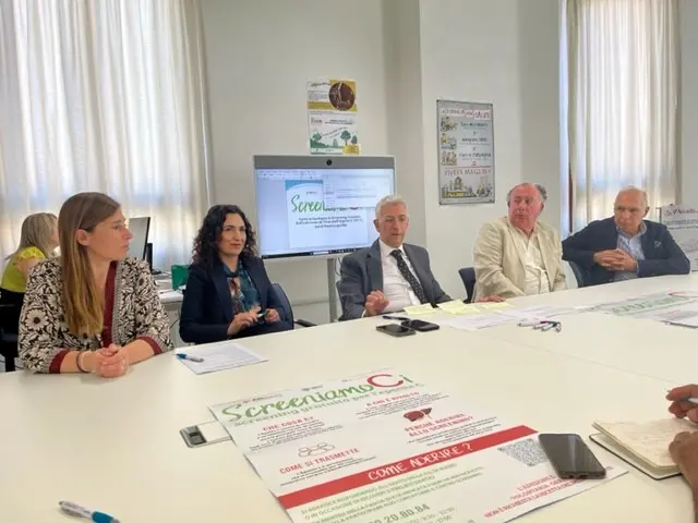 I vertici della Asl 3 coinvolti nel progetto
