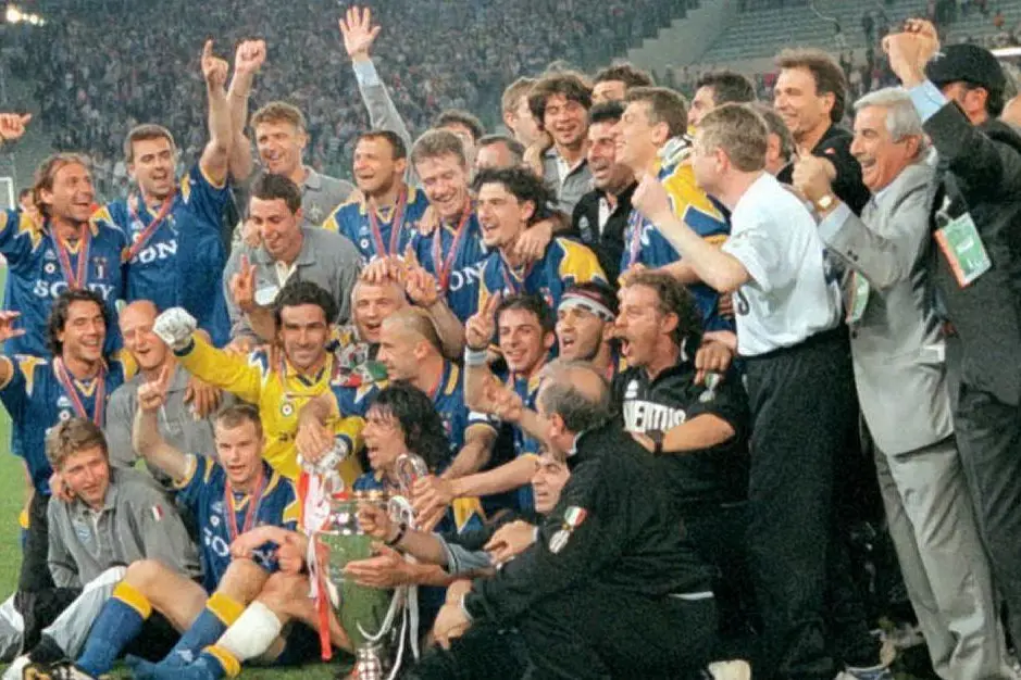 La Juventus campione d'Europa 1996 (Ansa)