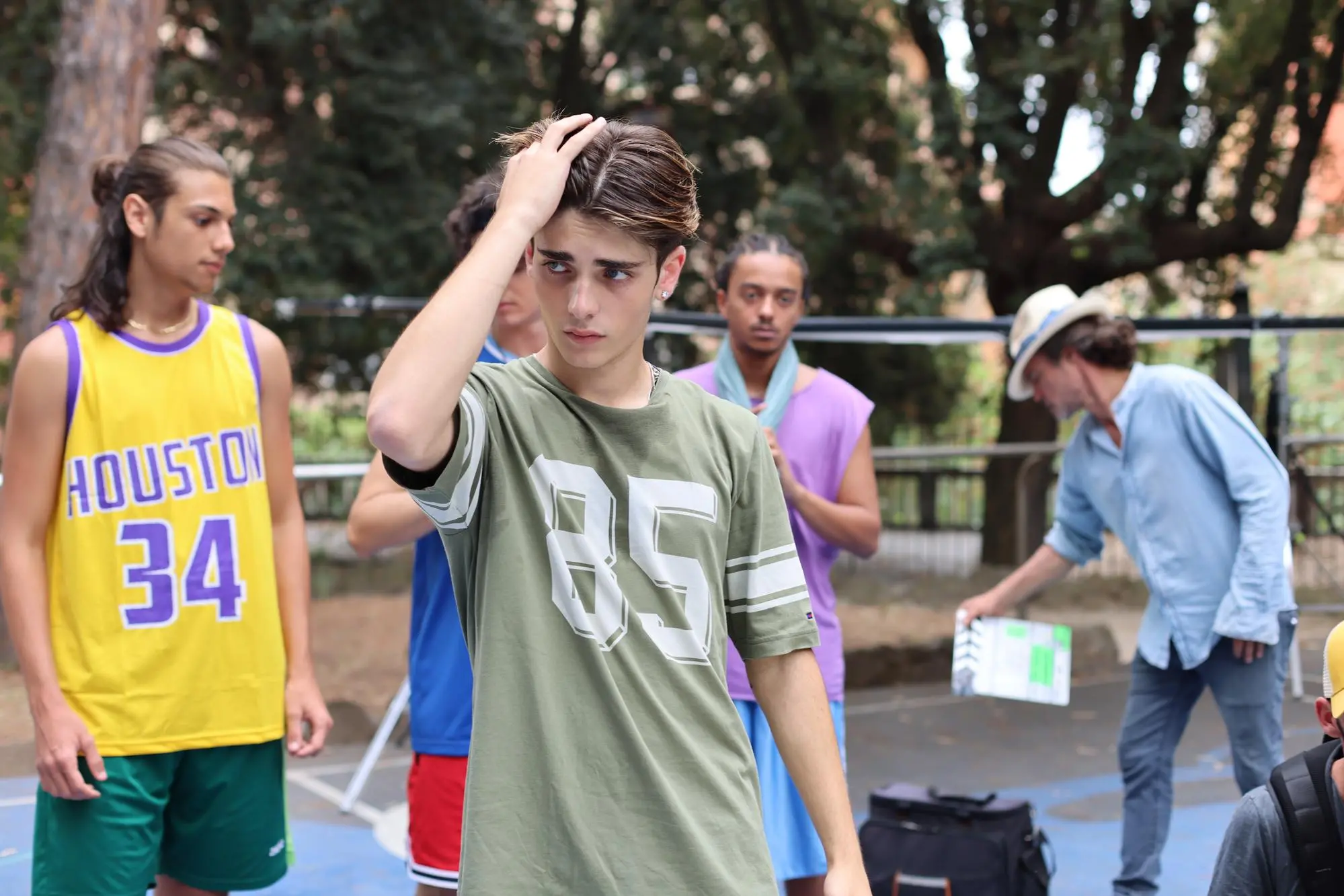 Andrea Arru nel premiato corto "101%" (foto concessa)