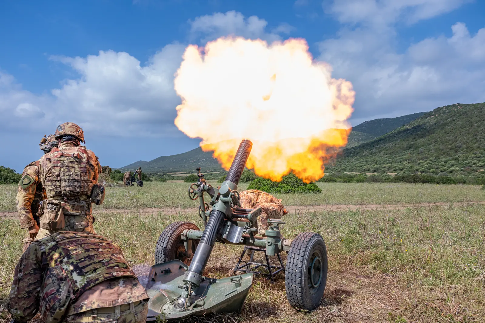 Esercitazione nel poligono di Capo Teulada