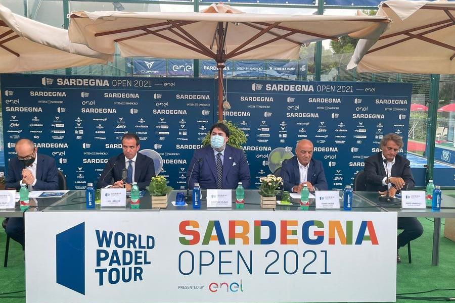 Padel, presentato il Sardegna Open 2021. Solinas: &quot;Una cartolina e una vetrina per l'Isola&quot;