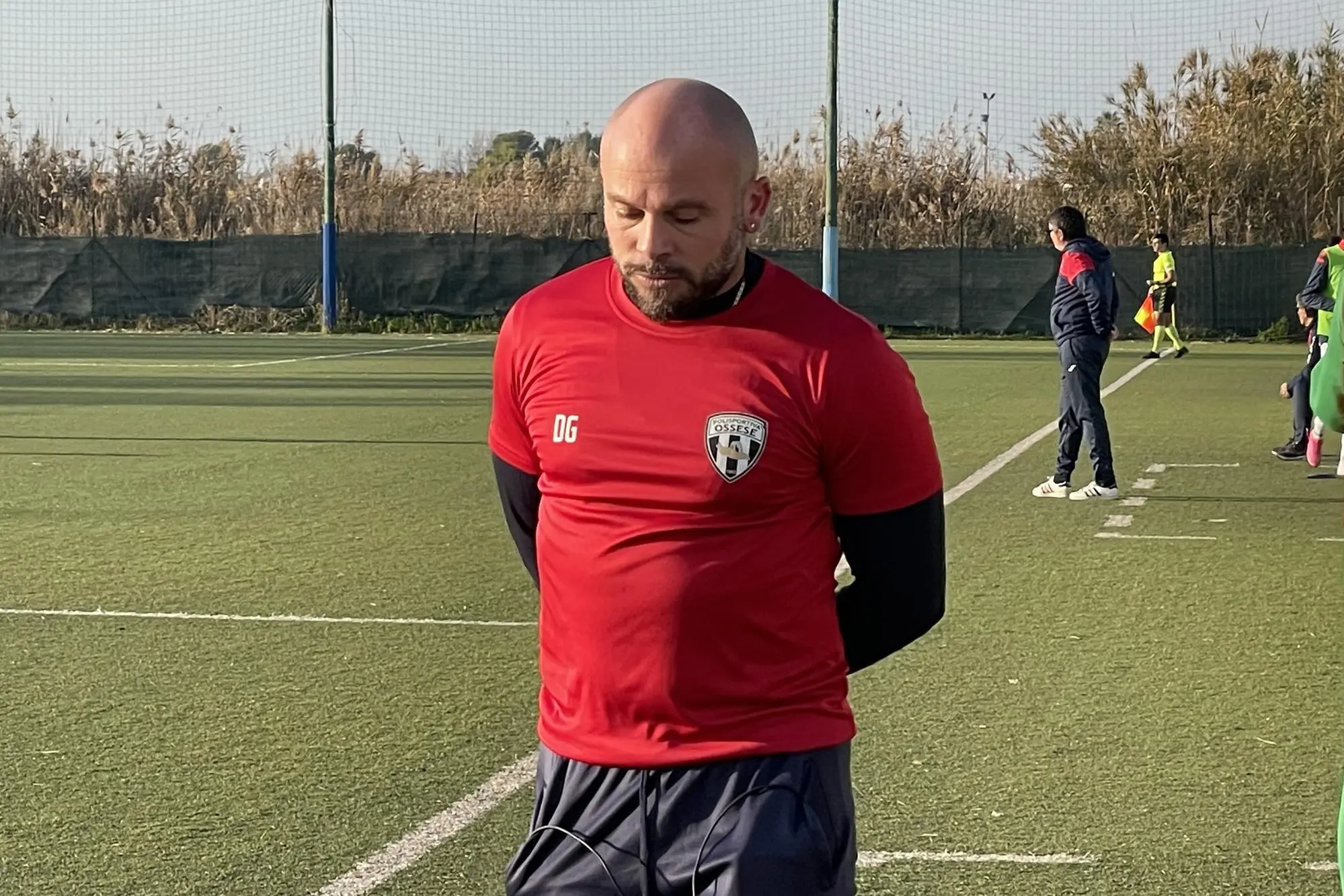 Giacomo Demartis, allenatore dell'Ossese (foto Spignesi)