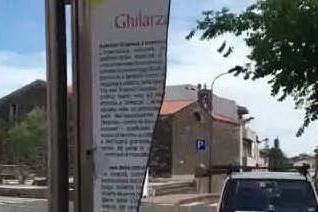Ghilarza, i vandali danneggiano un pannello informativo comunale